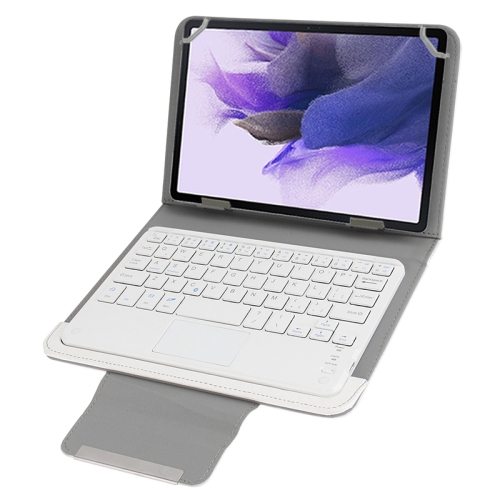Étui en cuir universel détachable magnétique pour clavier tactile Bluetooth  avec support pour tablette PC 10