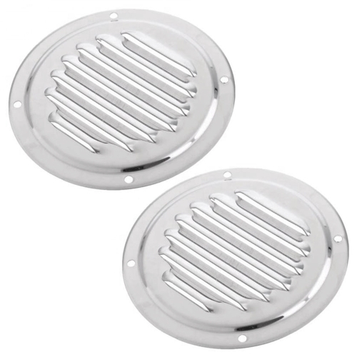 

2 PCS 4 inch 316 Stainless Steel Round Ventilation Panel