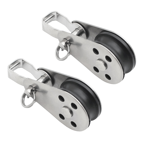 

2 PCS 316 Stainless Steel Yacht Pulley