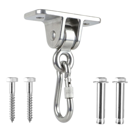 

304 Stainless Steel Sandbag Buckle Ring Swing Fixed Holder, with Nut Carabiner