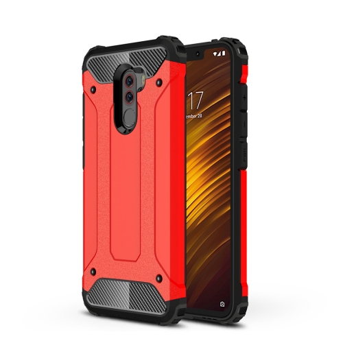 

Diamond Armor PC + TPU Heat Dissipation Protective Case for Xiaomi Pocophone F1 (Red)
