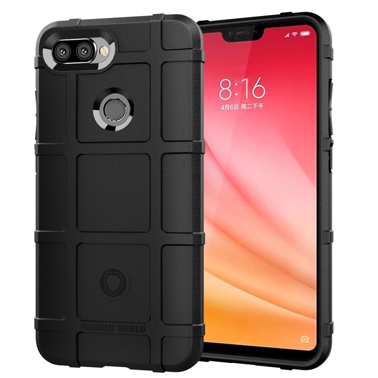

Full Coverage Shockproof TPU Case for Xiaomi Mi 8 Lite(Black)