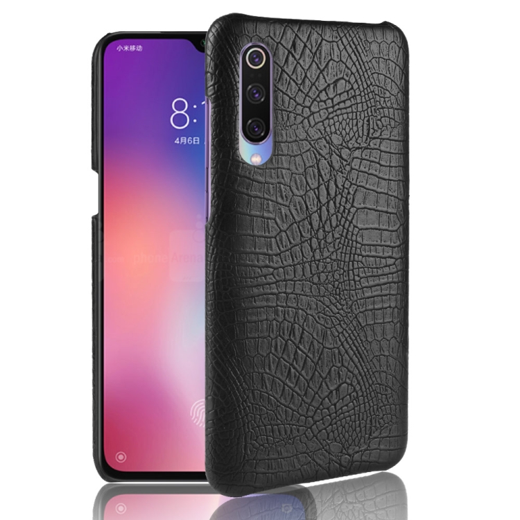 

Shockproof Crocodile Texture PC + PU Case for Xiaomi Mi 9(Black)