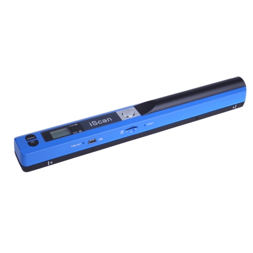 

iScan01 Mobile Document Handheld Scanner with LED Display, A4 Contact Image Sensor(Blue)