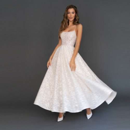 

Women Sleeveless Sling Dress Slim Halter Dress (Color:White Size:XXL)