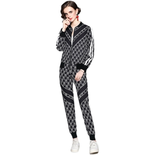 

Ladies Slim Breathable Printing Suit (L)