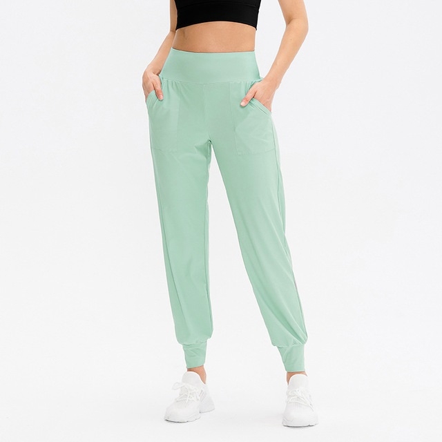

Autumn And Winter Loose Sports Trousers For Ladies (Color:Mint Green Size:XL)