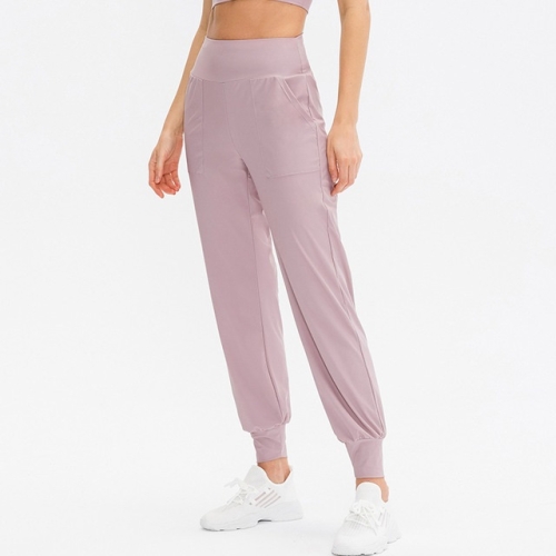 

Autumn And Winter Loose Sports Trousers For Ladies (Color:Pink Size:L)