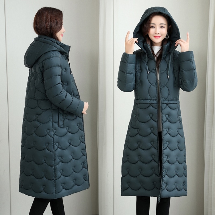 

Mid-length Lightweight Down Padded Jacket (Color:Green Size:XL)