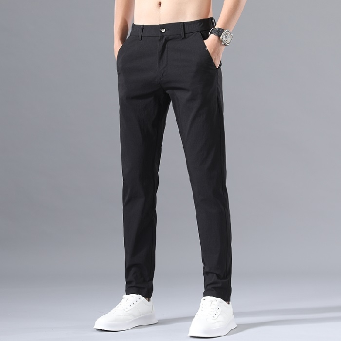 

Men Fashion All-match Casual Pants (Color:Black Size:38)
