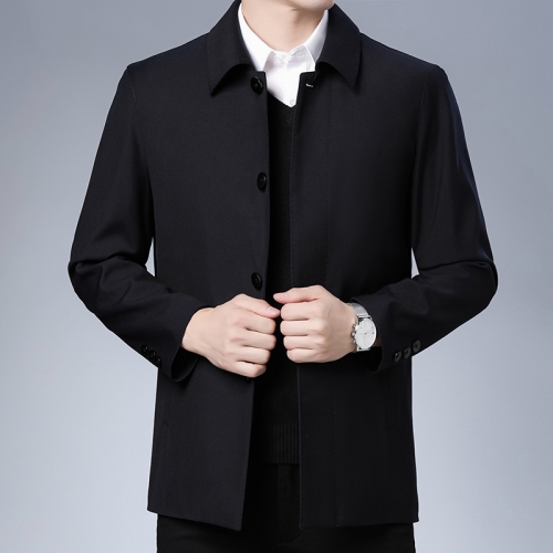 

Men Casual Loose Jacket (Color:Black Size:XXXL)