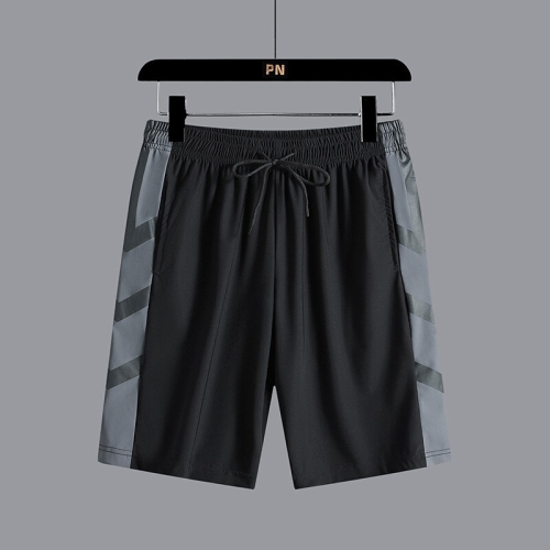

Casual Ice Silk Shorts and Trousers (Color:Black Shorts Size:XXXL)