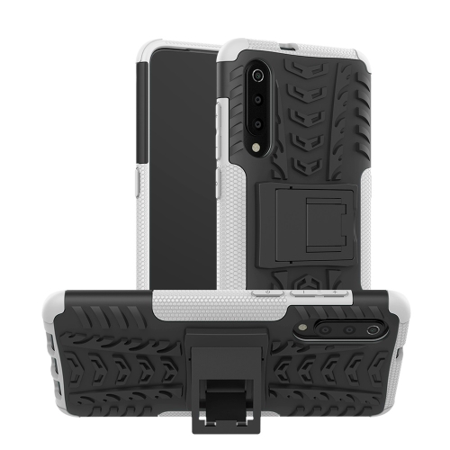 

Tire Texture TPU+PC Shockproof Phone Case for Xiaomi Mi 9, with Holder