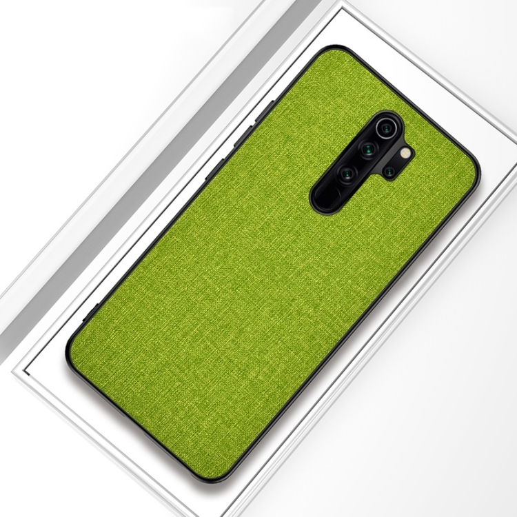 

For Xiaomi Redmi Note 8 Pro Shockproof Cloth Texture PC + TPU Protective Case (Green)