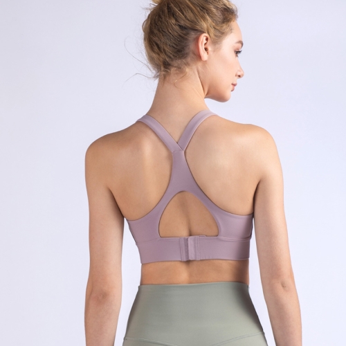 Cinturón de hombro ancho en forma de Y Geométrico Ahuecado Ropa interior  deportiva de yoga desnuda