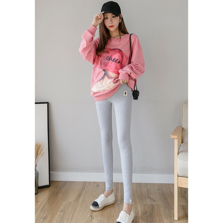 

Pregnant Women Bottoming Pants (Color:Light Gray Size:XL)