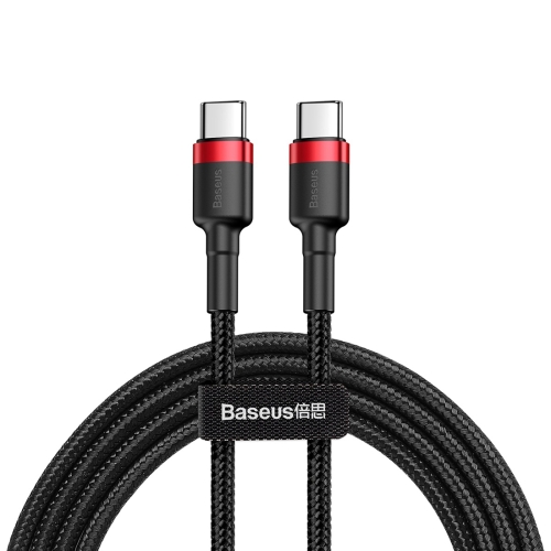 

Baseus CATKLF-G91 Cafule Series USB-C / Type-C PD 2.0 60W Flash Charge Cable, Cable Length: 1m