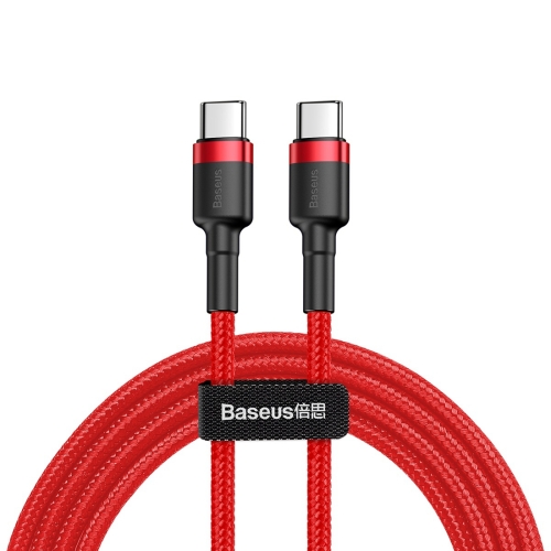 

Baseus CATKLF-G09 Cafule Series USB-C / Type-C PD 2.0 60W Flash Charge Cable, Cable Length: 1m