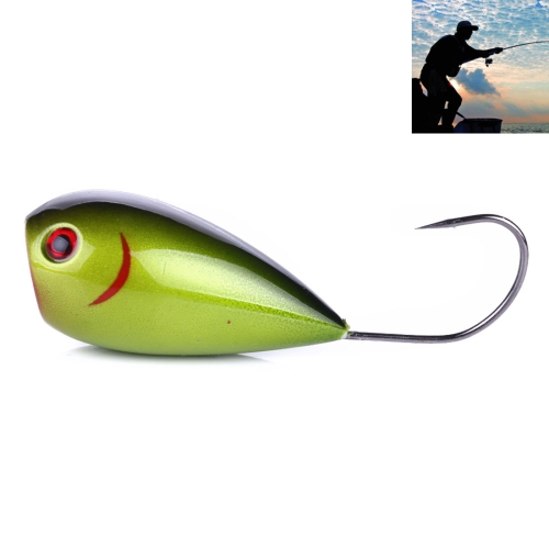 HENGJIA PO036 8cm/13g Big Mouth Single Hook Hitting Water Wave Hard Bait  Lure Outdoor Fishing