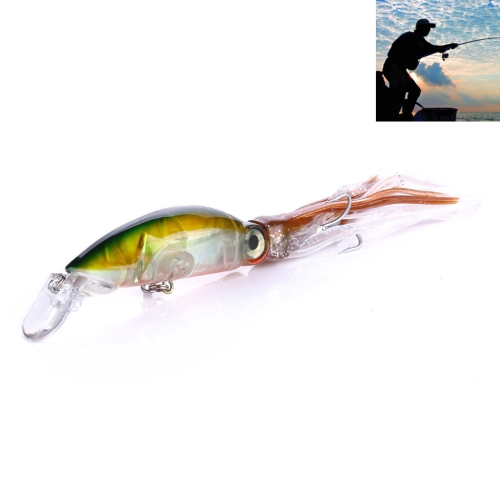 

HENGJIA JIZ002 10cm/16.6g Big Octopus Squid Shaped Hard Baits Long Shot Fishing Lures Tackle Baits Fit Sea Fishing and Freshwater Fishing (C)