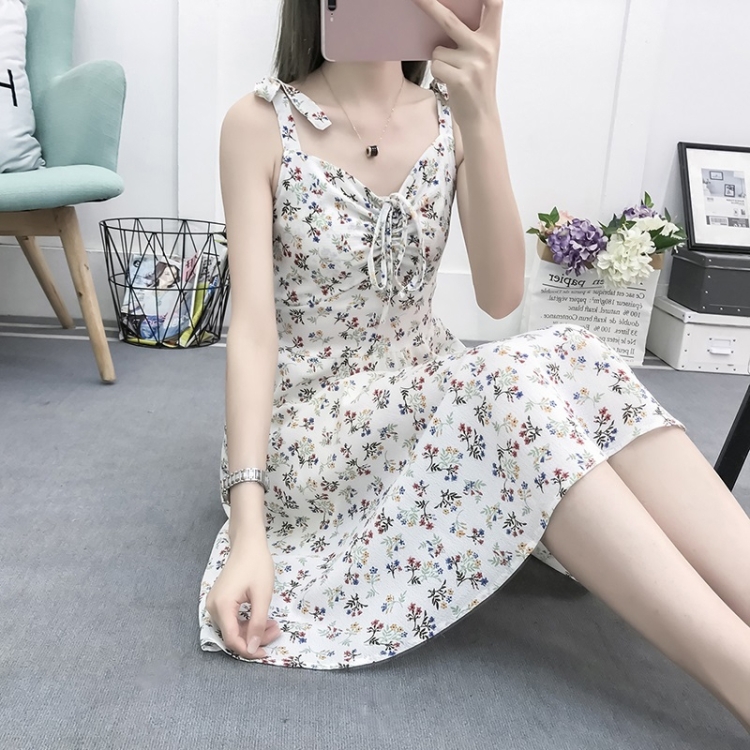 

All-match Slim Tube Top Mid-length Suspender Skirt (Color:4 Size:S)