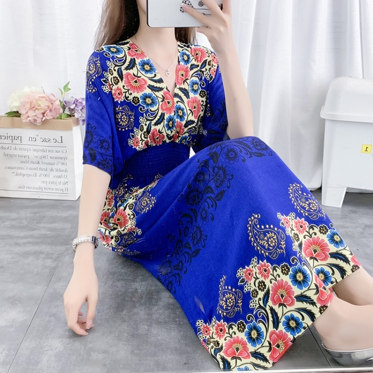 

Seaside Holiday Printed High Waist Slim Beach Skirt (Color:9 Size:L)