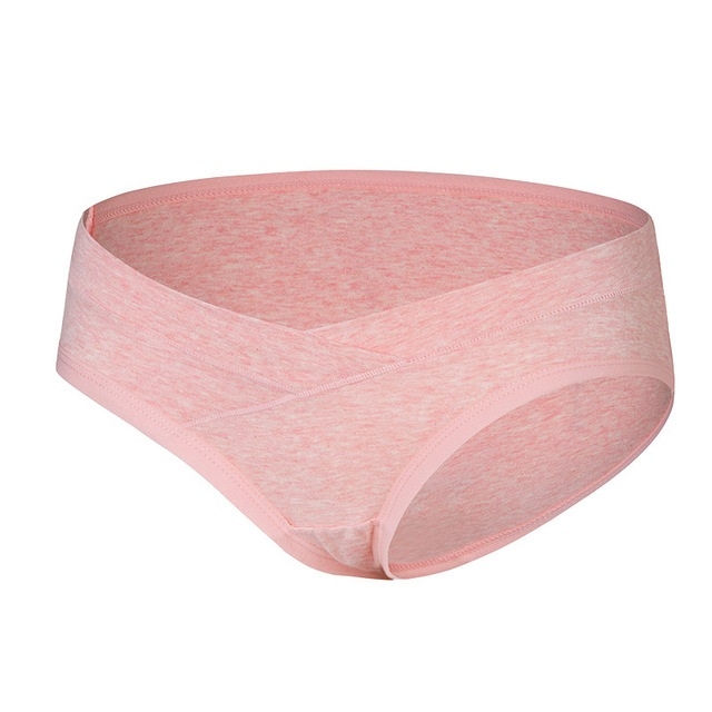 

Summer Thin Cotton Low-rise Belly Support Pregnant Woman Panties (Color:Color Cotton Pink Size:XXL)
