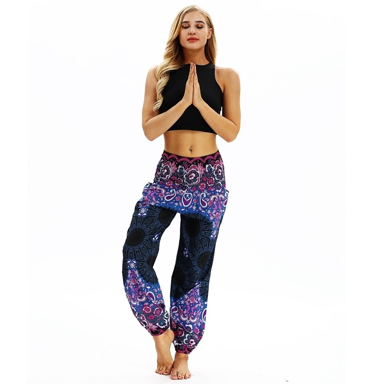 

Women printed sports loose yoga pants (Color:Free Size Size:YCI016)
