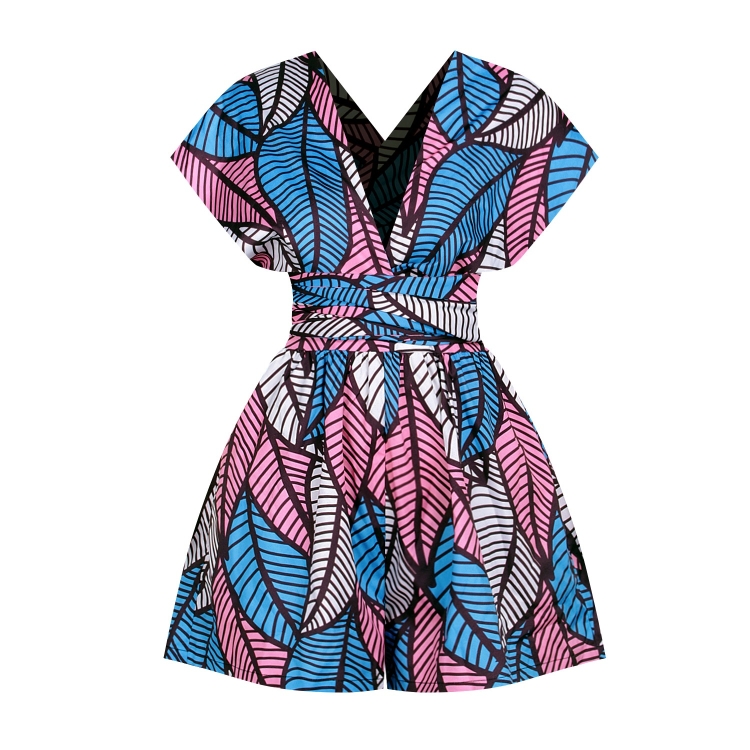 

Ladies Casual Loose Print Multi-wear Jumpsuit (Color:FKAH002 Size:S)