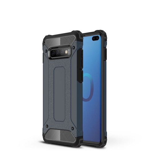 

Magic Armor TPU + PC Combination Case for Galaxy S10+ (Navy Blue)