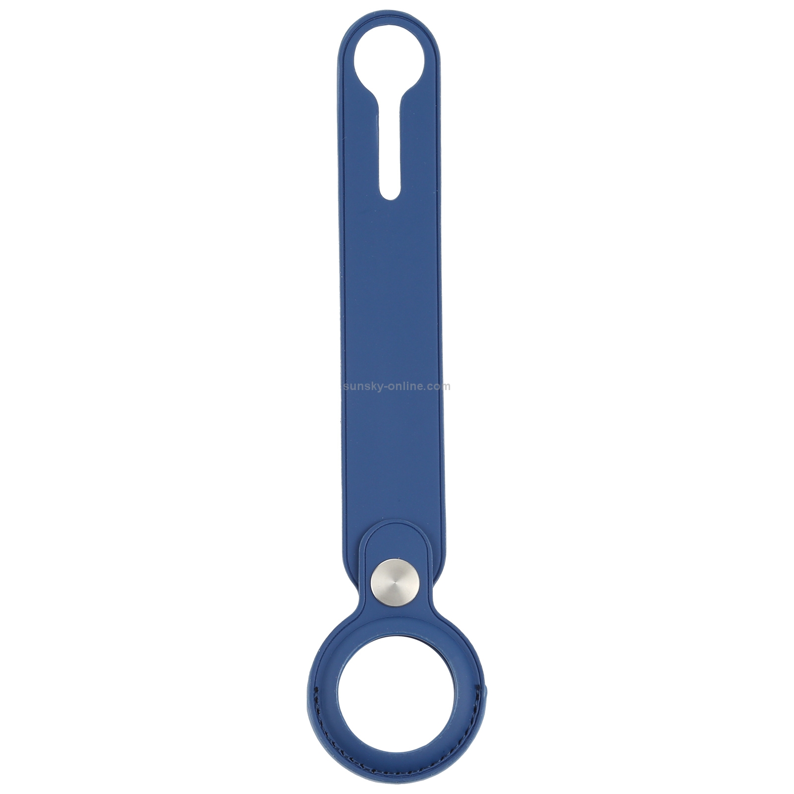 Anti-scratch Polyurethane Case Cover with Hang Loop for AirTag (Blue) Anti-scratch Polyurethane Case Cover with Hang Loop for AirTag (Blue)