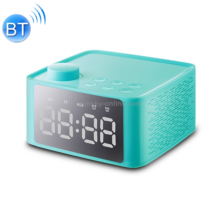 B1 Stereo Wireless Bluetooth Speaker with Mirror Display Screen, Support TF Card / AUX / U Disk / FM (Blue) B1 Stereo Wireless Bluetooth Speaker with Mirror Display Screen, Support TF Card / AUX / U Disk / FM (Blue)