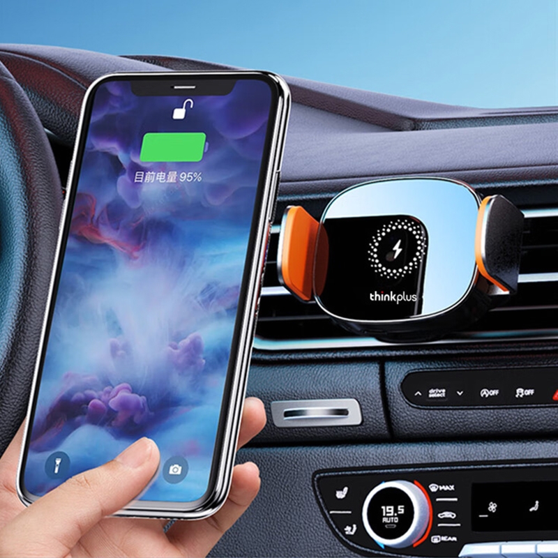 Original Lenovo Thinkplus Car Air Outlet Mobile Phone Wireless Charger Holder Original Lenovo Thinkplus Car Air Outlet Mobile Phone Wireless Charger Holder