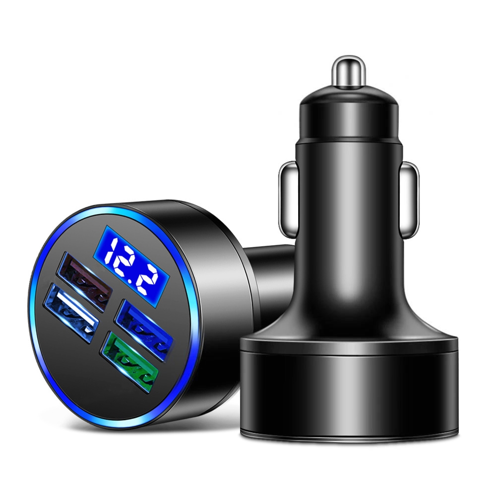 3.1A 4 in 1 Digital Display Car Charger with Voltmeter 3.1A 4 in 1 Digital Display Car Charger with Voltmeter