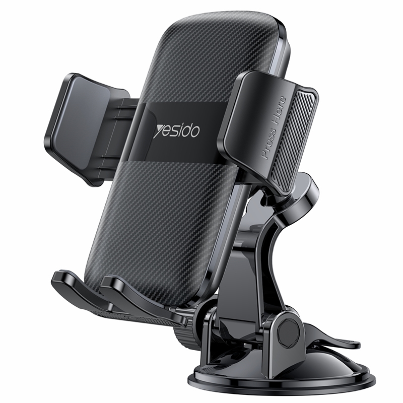Yesido C175 Mini Suction Cup Type Mechanical Phone Clip Car Holder Yesido C175 Mini Suction Cup Type Mechanical Phone Clip Car Holder