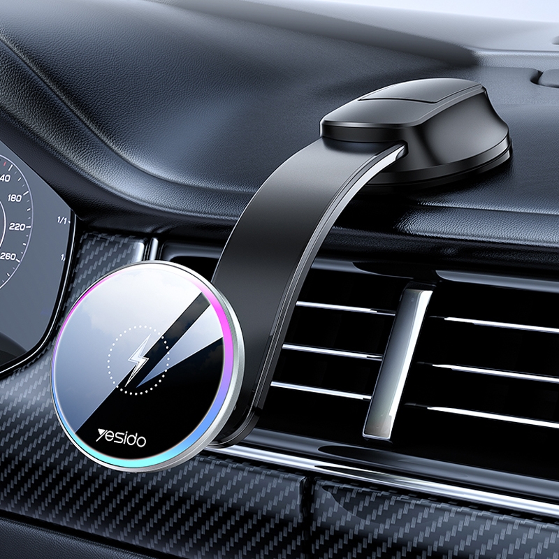 Yesido C292 15W Magnetic Suction Wireless Charging Car Holder Yesido C292 15W Magnetic Suction Wireless Charging Car Holder