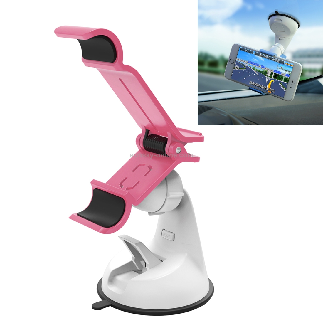XPower L2 Car Multi-functional 360 Degree Car Mount Phone Holder (Red) XPower L2 Car Multi-functional 360 Degree Car Mount Phone Holder (Red)