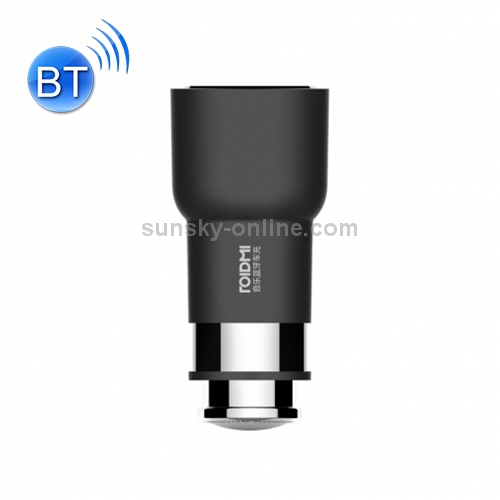 Original Xiaomi ROIDMI 2S 2 in 1 Multifunctional Wireless Bluetooth 3.8A Dual USB Port Car Charger + Music Player with Storage Battery Detection and Hands-free Call Functions, Compatible With Both Android and iOS Devices, International Version(Black) Original Xiaomi ROIDMI 2S 2 in 1 Multifunctional Wireless Bluetooth 3.8A Dual USB Port Car Charger + Music Player with Storage Battery Detection and Hands-free Call Functions, Compatible With Both Android and iOS Devices, International Version(Black)