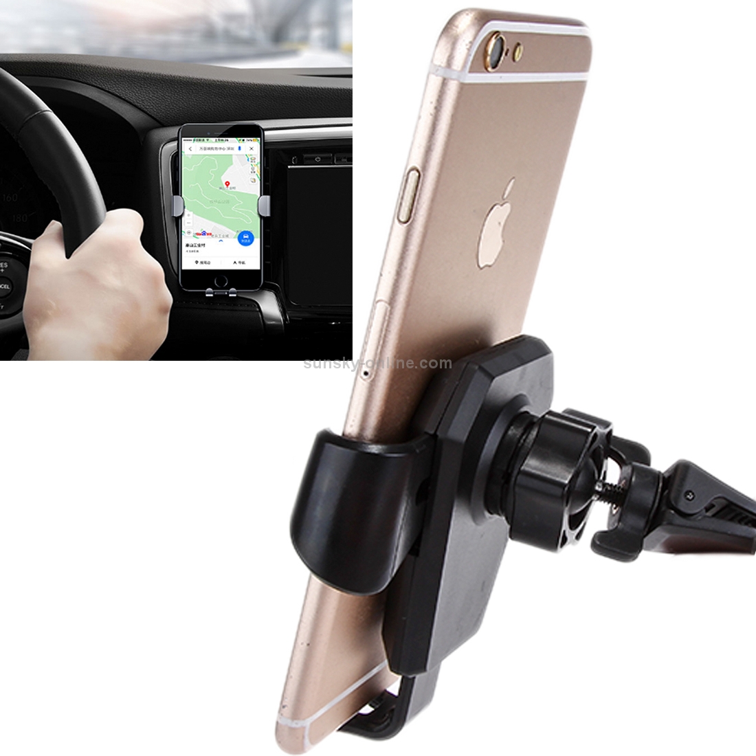 Rotatable Universal Car Air Vent Phone Holder Stand Mount Rotatable Universal Car Air Vent Phone Holder Stand Mount