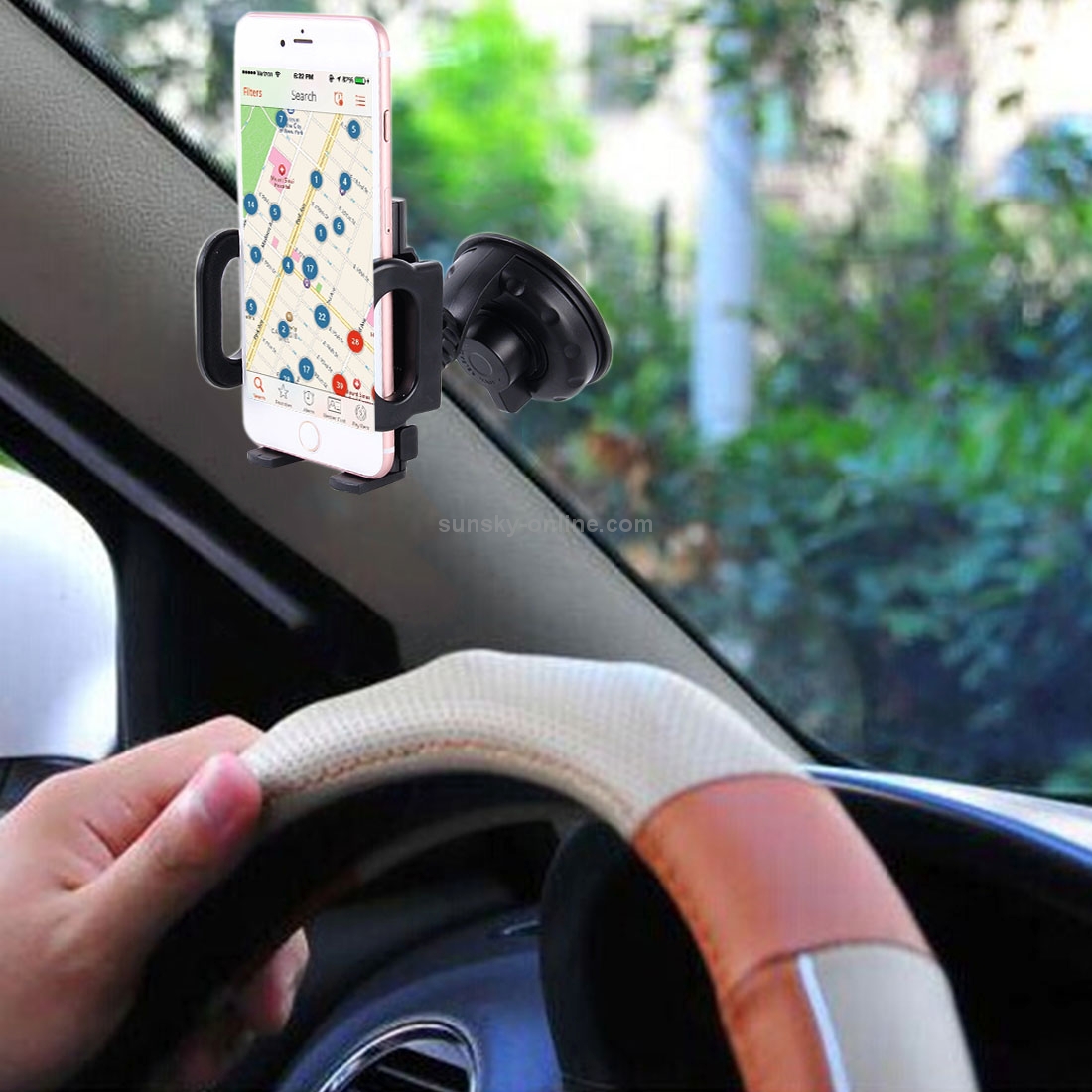 SHUNWEI SD-1121G Car Phone Multi-functional Mount Holder, Windshield / Dashboard Universal Car Mobile Phone Cradle SHUNWEI SD-1121G Car Phone Multi-functional Mount Holder, Windshield / Dashboard Universal Car Mobile Phone Cradle