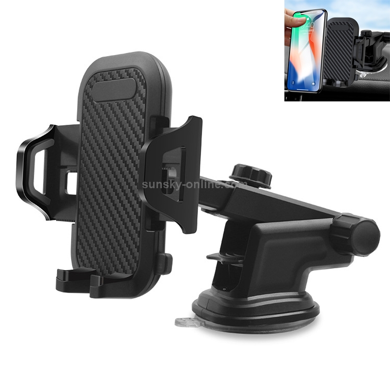 Multi-function Vehicle Navigation Frame Suction Cup Car Mount Phone Holder(Black) Multi-function Vehicle Navigation Frame Suction Cup Car Mount Phone Holder(Black)