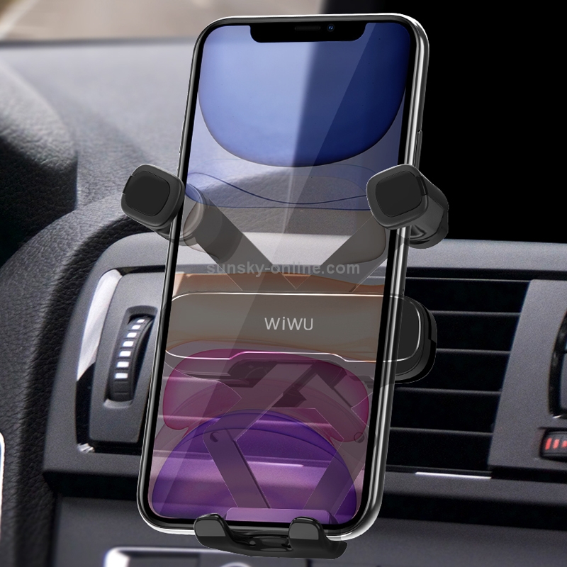 WIWU Exquisite Series PL300 Car Air Outlet Rotatable Gravity Linkage Mobile Phone Bracket for 4-6 inch Mobile Phones WIWU Exquisite Series PL300 Car Air Outlet Rotatable Gravity Linkage Mobile Phone Bracket for 4-6 inch Mobile Phones