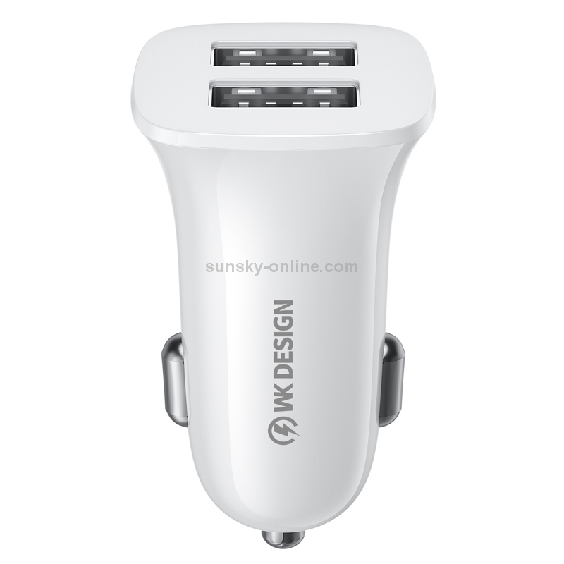 WK WP-C35 12W PC Dual USB Car Charger WK WP-C35 12W PC Dual USB Car Charger
