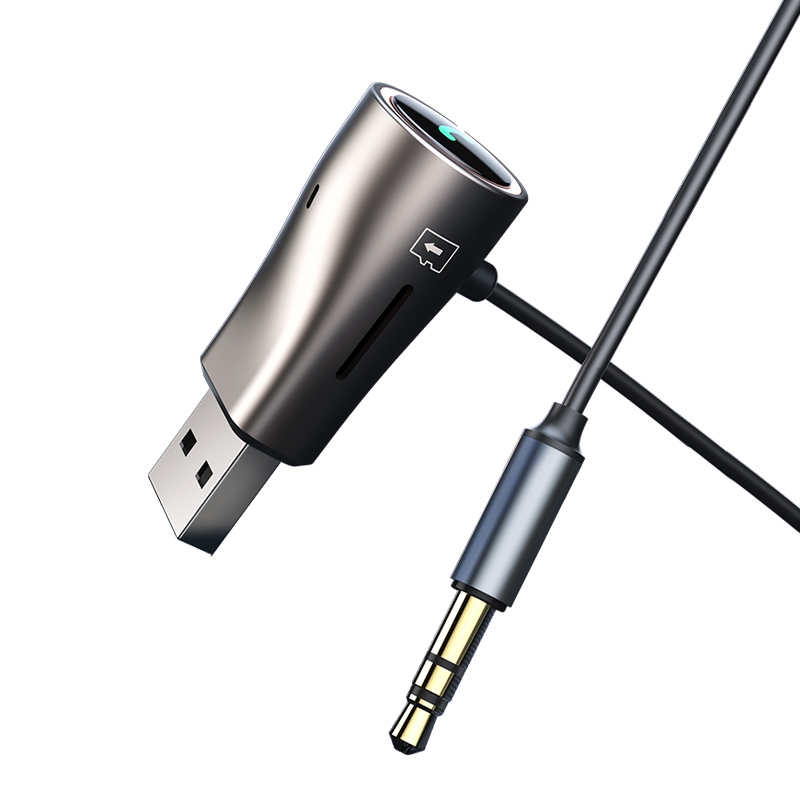 ROCK B700 AUX Car Bluetooth Player Audio(Tarnish) ROCK B700 AUX Car Bluetooth Player Audio(Tarnish)