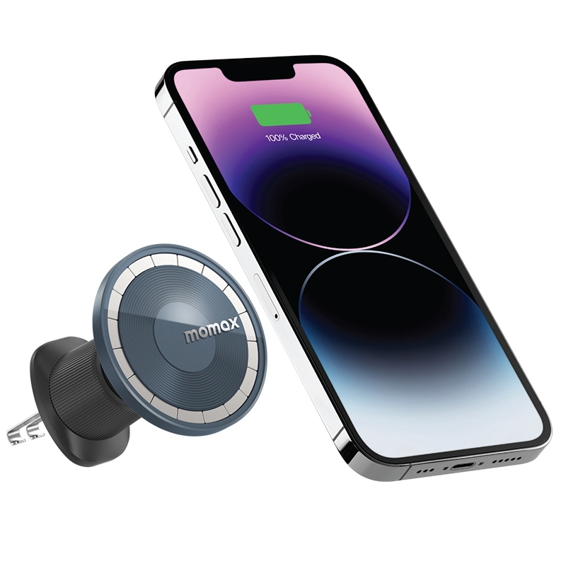 MOMAX MoVe Universal Transparent Magnetic Air Outlet Car Holder (Black) MOMAX MoVe Universal Transparent Magnetic Air Outlet Car Holder (Black)