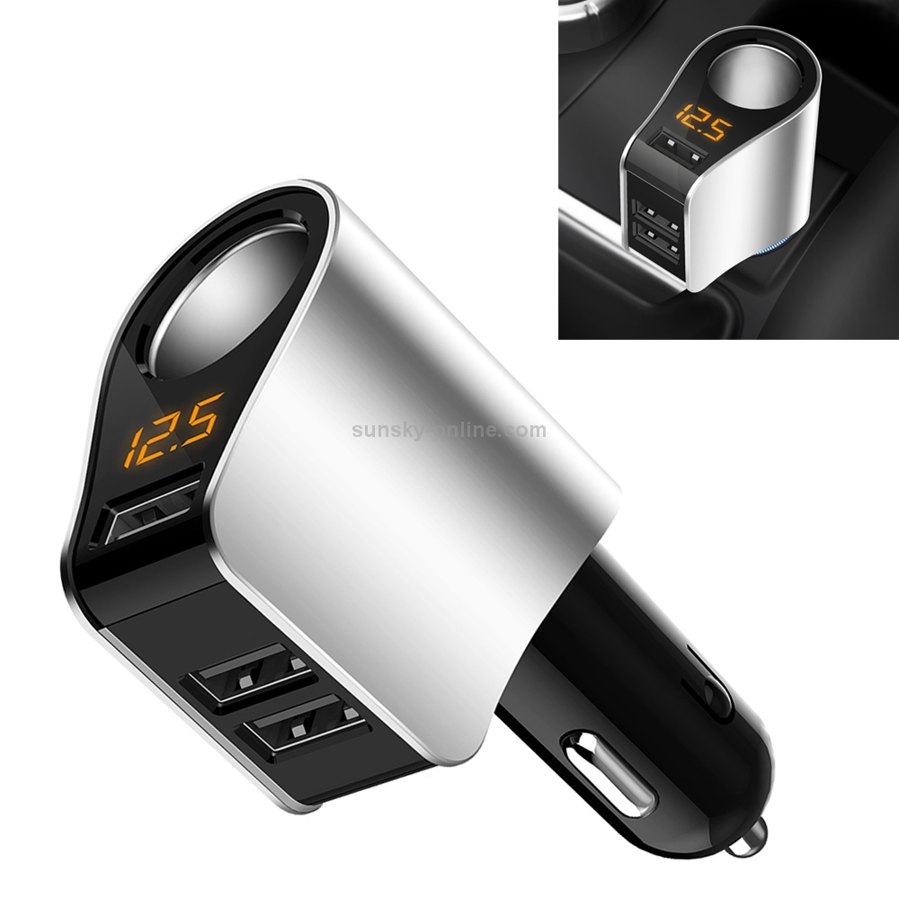 Car Multi-functional Three USB Charger Adapter 3 in 1 Fast Charger Car Multi-functional Three USB Charger Adapter 3 in 1 Fast Charger