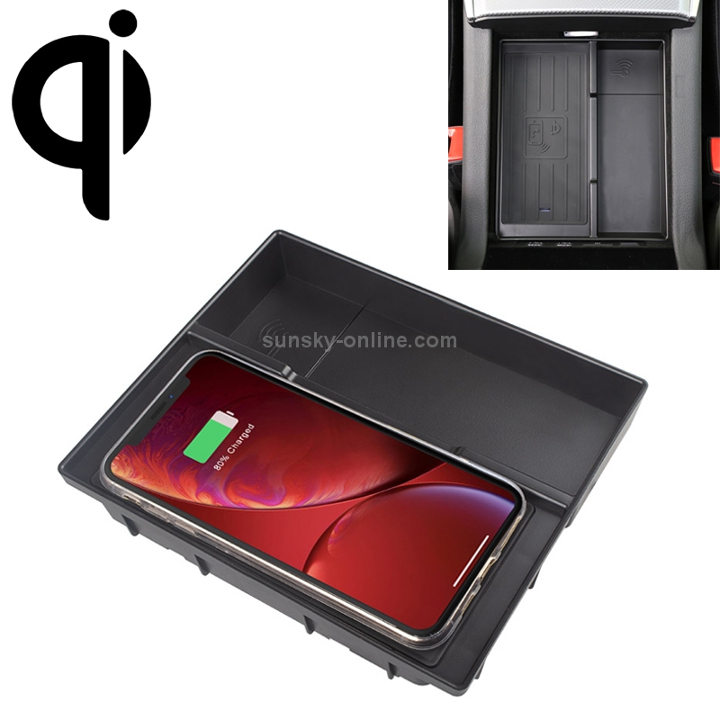Car Qi Standard Wireless Charger 10W Quick Charging for Audi A6 / A7 2019-2021, Left Driving Car Qi Standard Wireless Charger 10W Quick Charging for Audi A6 / A7 2019-2021, Left Driving