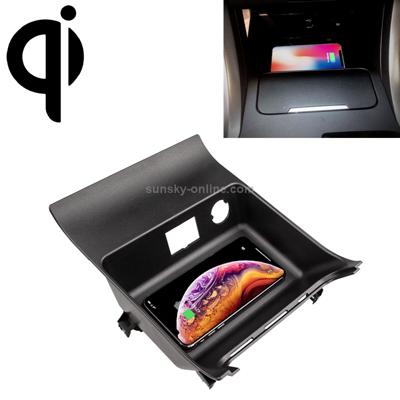 Car Qi Standard Wireless Charger 10W Quick Charging for Ford Mondeo 2015-2019, Left Driving Car Qi Standard Wireless Charger 10W Quick Charging for Ford Mondeo 2015-2019, Left Driving