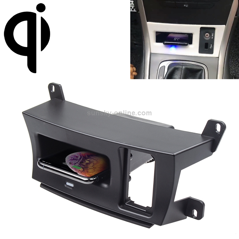Car Qi Standard Wireless Charger 10W Quick Charging for Ford Edge 2016-2018, Left Driving Car Qi Standard Wireless Charger 10W Quick Charging for Ford Edge 2016-2018, Left Driving