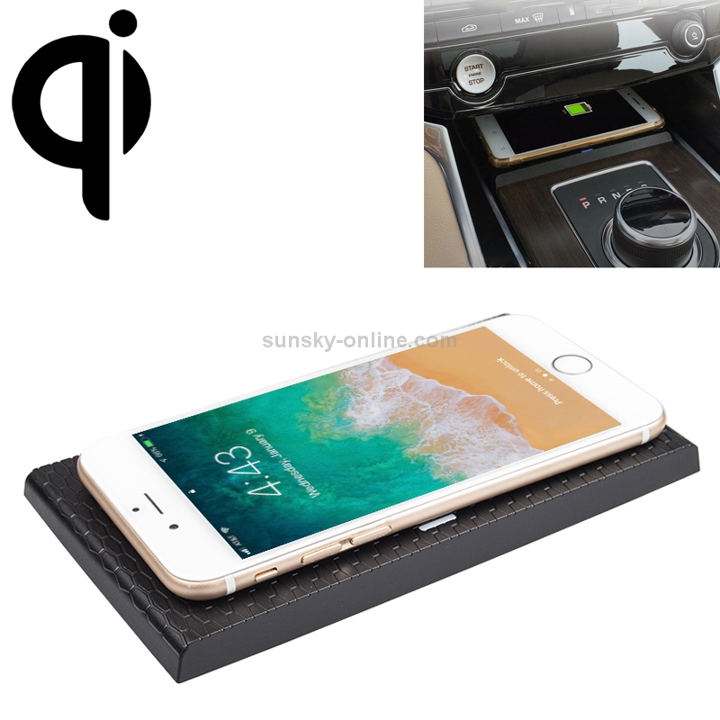 Car Qi Standard Wireless Charger 10W Quick Charging for Jaguar XEL XFL F-PACE 2017-2019, Left Driving Car Qi Standard Wireless Charger 10W Quick Charging for Jaguar XEL XFL F-PACE 2017-2019, Left Driving